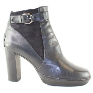 Tod's Leather High Heeled Ankle Booties Womens (EU 36.5/US 6)